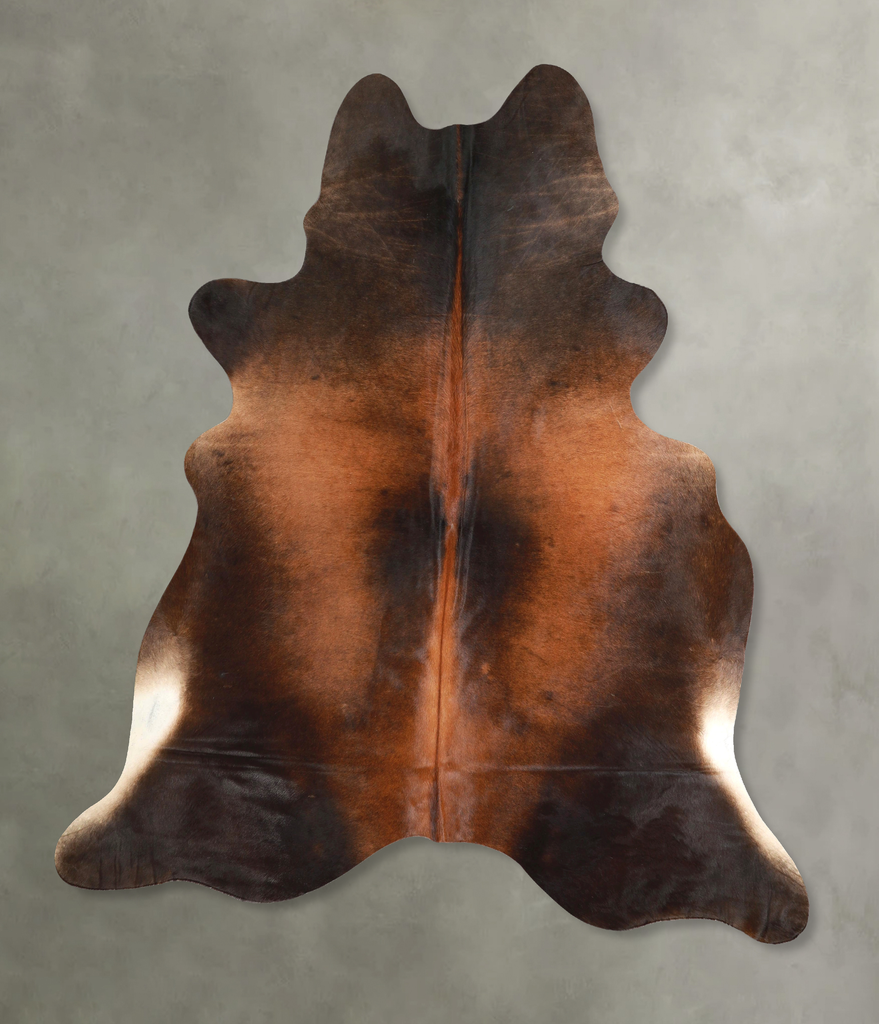 Warm Caramel XX-Large Brazilian Cowhide Rug 7'6"H x 6'10"W #A49431 by Hudson Hides