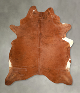 Medium Brindle XX-Large Brazilian Cowhide Rug 7'6"H x 6'8"W #A49453 by Hudson Hides