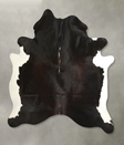 Black and White X-Large Brazilian Cowhide Rug 6'11"H x 6'5"W #A49454 by Hudson Hides