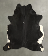 Black and White X-Large Brazilian Cowhide Rug 7'4"H x 6'7"W #A49461 by Hudson Hides