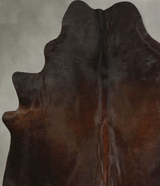 Chocolate XX-Large Brazilian Cowhide Rug 7'9"H x 6'10"W #A49464 by Hudson Hides