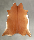 Solid Brown X-Large Brazilian Cowhide Rug 7'0"H x 6'10"W #A49478 by Hudson Hides