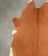 Solid Brown X-Large Brazilian Cowhide Rug 7'0"H x 6'10"W #A49478 by Hudson Hides