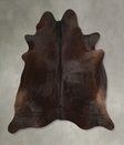 Chocolate XX-Large Brazilian Cowhide Rug 7'6"H x 7'2"W #A49484 by Hudson Hides
