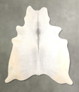 Light Grey XX-Large Brazilian Cowhide Rug 7'8"H x 6'9"W #A49487 by Hudson Hides
