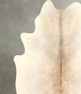 Grey with Beige XX-Large Brazilian Cowhide Rug 7'5"H x 7'0"W #A49494 by Hudson Hides