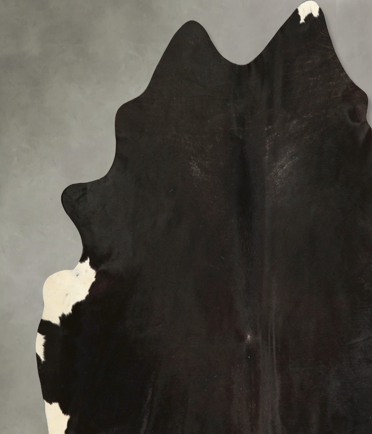 Black and White XX-Large Brazilian Cowhide Rug 8'1"H x 7'7"W #A49522 by Hudson Hides