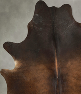 Chocolate X-Large Brazilian Cowhide Rug 7'6"H x 6'4"W #A49523 by Hudson Hides