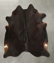 Solid Black X-Large Brazilian Cowhide Rug 6'7"H x 6'3"W #A49539 by Hudson Hides