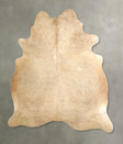 Palomino X-Large Brazilian Cowhide Rug 7'4"H x 6'5"W #A49542 by Hudson Hides