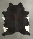 Black and White X-Large Brazilian Cowhide Rug 7'9"H x 6'1"W #A49547 by Hudson Hides