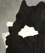 Black and White XX-Large Brazilian Cowhide Rug 8'4"H x 7'2"W #A49553 by Hudson Hides