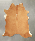 Beige X-Large Brazilian Cowhide Rug 7'6"H x 6'5"W #A49562 by Hudson Hides