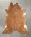 Solid Brown XX-Large Brazilian Cowhide Rug 8'0"H x 7'11"W #A49574 by Hudson Hides