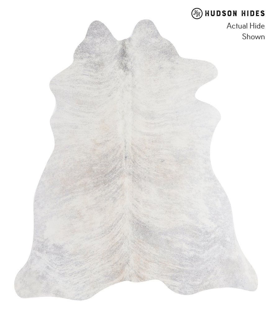 Grey Brindle Large Brazilian Cowhide Rug 5'11"H x 5'3"W #A4959 by Hudson Hides