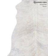 Grey Brindle Large Brazilian Cowhide Rug 5'11"H x 5'3"W #A4959 by Hudson Hides