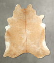 Beige XX-Large Brazilian Cowhide Rug 7'6"H x 6'10"W #A49613 by Hudson Hides