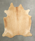 Beige X-Large Brazilian Cowhide Rug 6'10"H x 6'2"W #A49614 by Hudson Hides