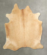 Beige X-Large Brazilian Cowhide Rug 6'10"H x 6'2"W #A49614 by Hudson Hides
