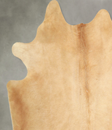 Beige X-Large Brazilian Cowhide Rug 6'10"H x 6'2"W #A49614 by Hudson Hides