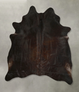 Chocolate X-Large Brazilian Cowhide Rug 7'4"H x 6'4"W #A49615 by Hudson Hides