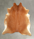 Solid Brown X-Large Brazilian Cowhide Rug 7'0"H x 6'5"W #A49616 by Hudson Hides
