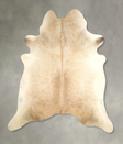 Beige XX-Large Brazilian Cowhide Rug 7'6"H x 7'3"W #A49625 by Hudson Hides