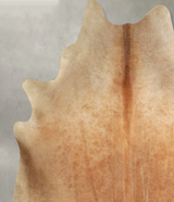 Beige XX-Large Brazilian Cowhide Rug 7'8"H x 6'9"W #A49626 by Hudson Hides
