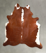 Hereford X-Large Brazilian Cowhide Rug 7'6"H x 6'1"W #A49638 by Hudson Hides