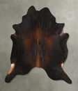 Chocolate X-Large Brazilian Cowhide Rug 7'4"H x 6'8"W #A49641 by Hudson Hides