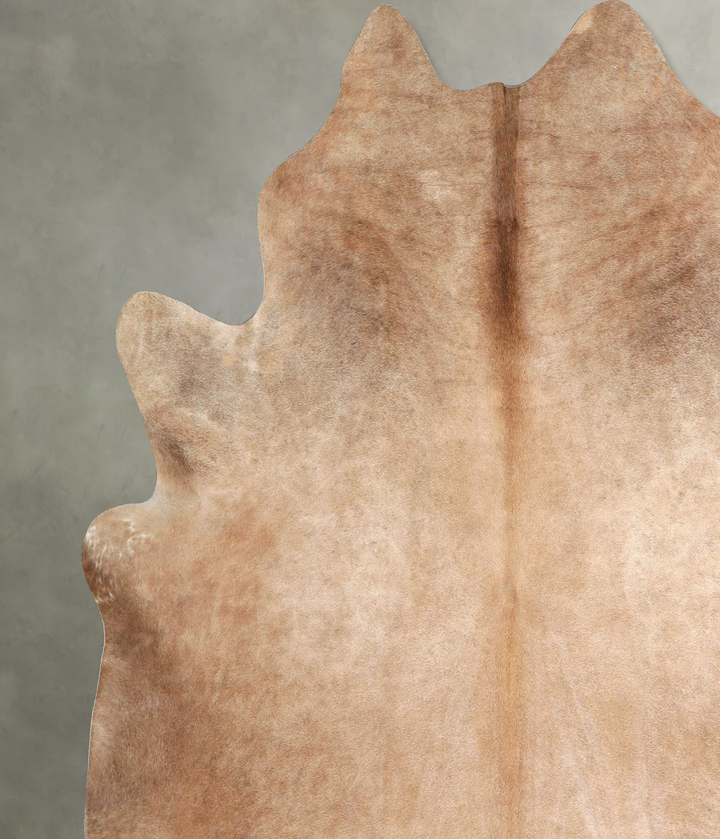 Taupe XX-Large Brazilian Cowhide Rug 7'5"H x 7'3"W #A49651 by Hudson Hides