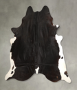 Black and White XX-Large Brazilian Cowhide Rug 7'7"H x 7'2"W #A49655 by Hudson Hides