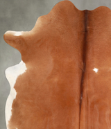 Brown and White X-Large Brazilian Cowhide Rug 7'4"H x 5'10"W #A49660 by Hudson Hides