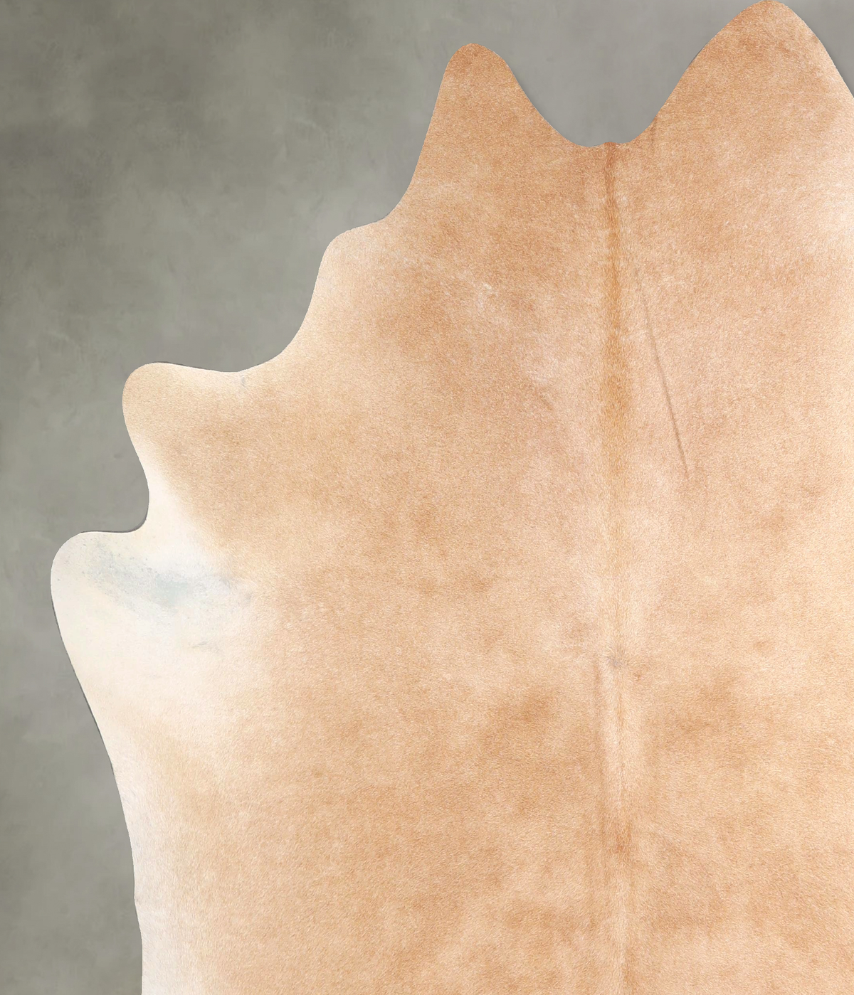 Beige X-Large Brazilian Cowhide Rug 7'1"H x 6'8"W #A49666 by Hudson Hides