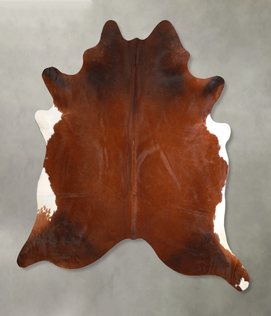 Warm Caramel XX-Large Brazilian Cowhide Rug 7'4"H x 7'1"W #A49670 by Hudson Hides