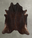 Chocolate X-Large Brazilian Cowhide Rug 6'11"H x 6'9"W #A49672 by Hudson Hides