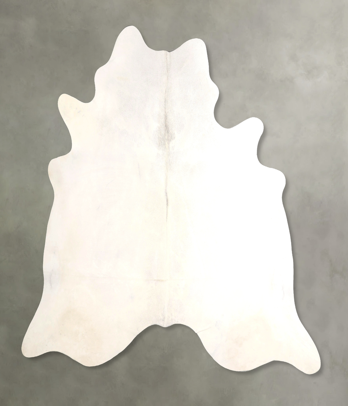 Solid White Cowhide Rug #A49674