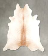 Light Caramel XX-Large Brazilian Cowhide Rug 7'0"H x 7'4"W #A49677 by Hudson Hides