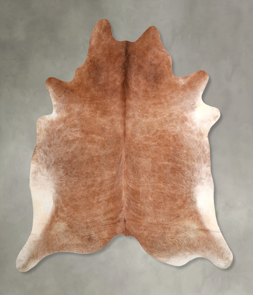 Warm Caramel XX-Large Brazilian Cowhide Rug 7'9"H x 7'4"W #A49686 by Hudson Hides