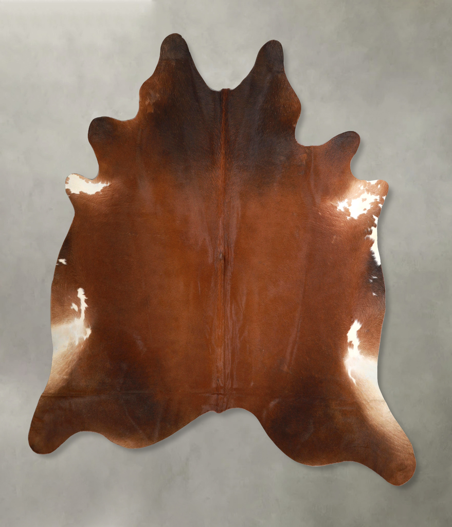 Warm Caramel XX-Large Brazilian Cowhide Rug 7'8"H x 7'4"W #A49688 by Hudson Hides