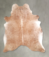 Light Caramel X-Large Brazilian Cowhide Rug 7'2"H x 6'4"W #A49694 by Hudson Hides