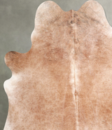 Light Caramel X-Large Brazilian Cowhide Rug 7'2"H x 6'4"W #A49694 by Hudson Hides