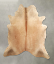 Beige X-Large Brazilian Cowhide Rug 7'3"H x 6'3"W #A49703 by Hudson Hides