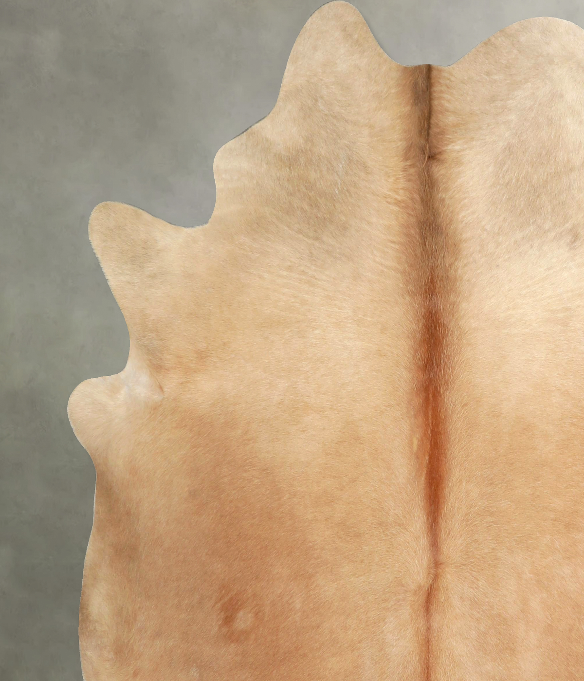 Beige X-Large Brazilian Cowhide Rug 7'3"H x 6'3"W #A49703 by Hudson Hides