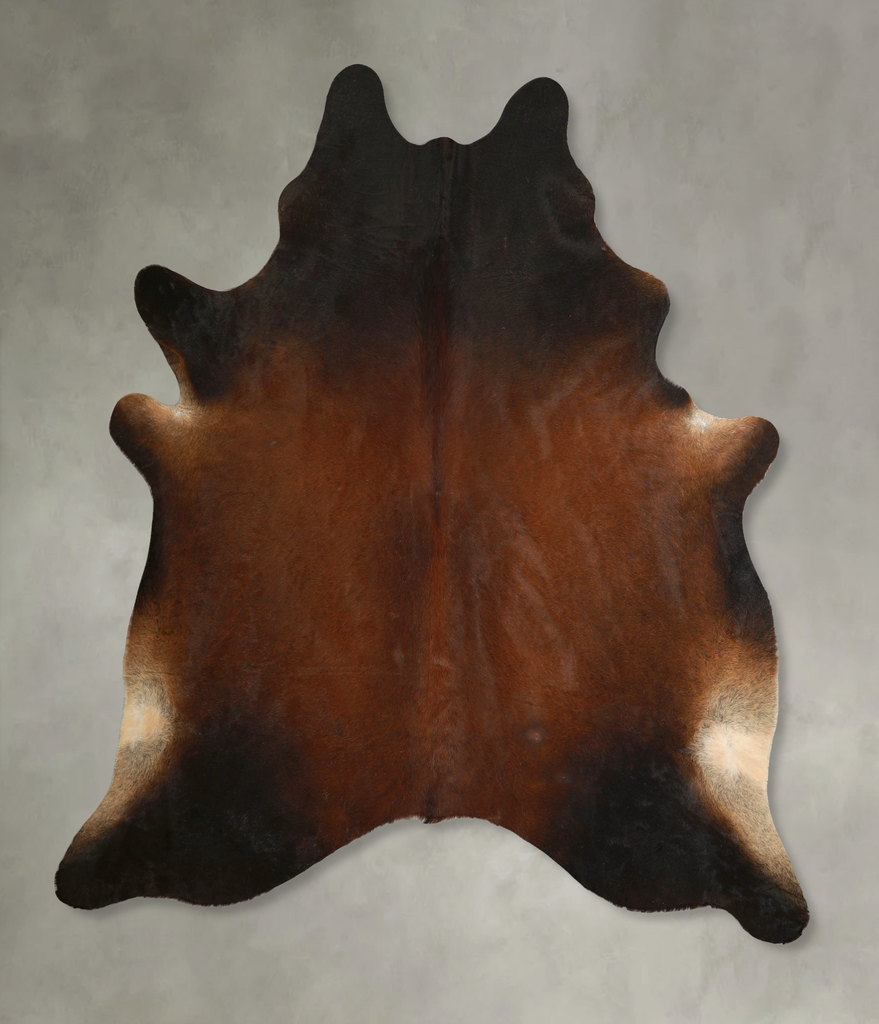 Warm Caramel XX-Large Brazilian Cowhide Rug 7'8"H x 6'8"W #A49709 by Hudson Hides