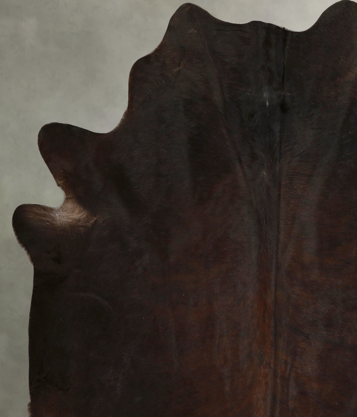 Dark Brindle XX-Large Brazilian Cowhide Rug 7'8"H x 7'1"W #A49715 by Hudson Hides