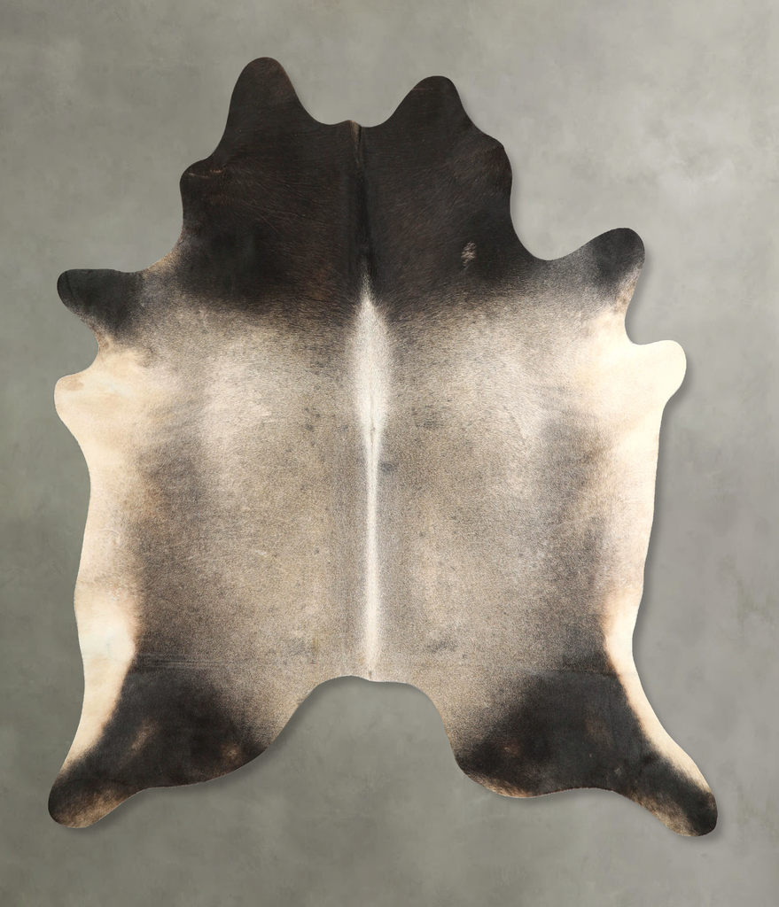 Dark Grey X-Large Brazilian Cowhide Rug 7'2"H x 6'5"W #A49724 by Hudson Hides