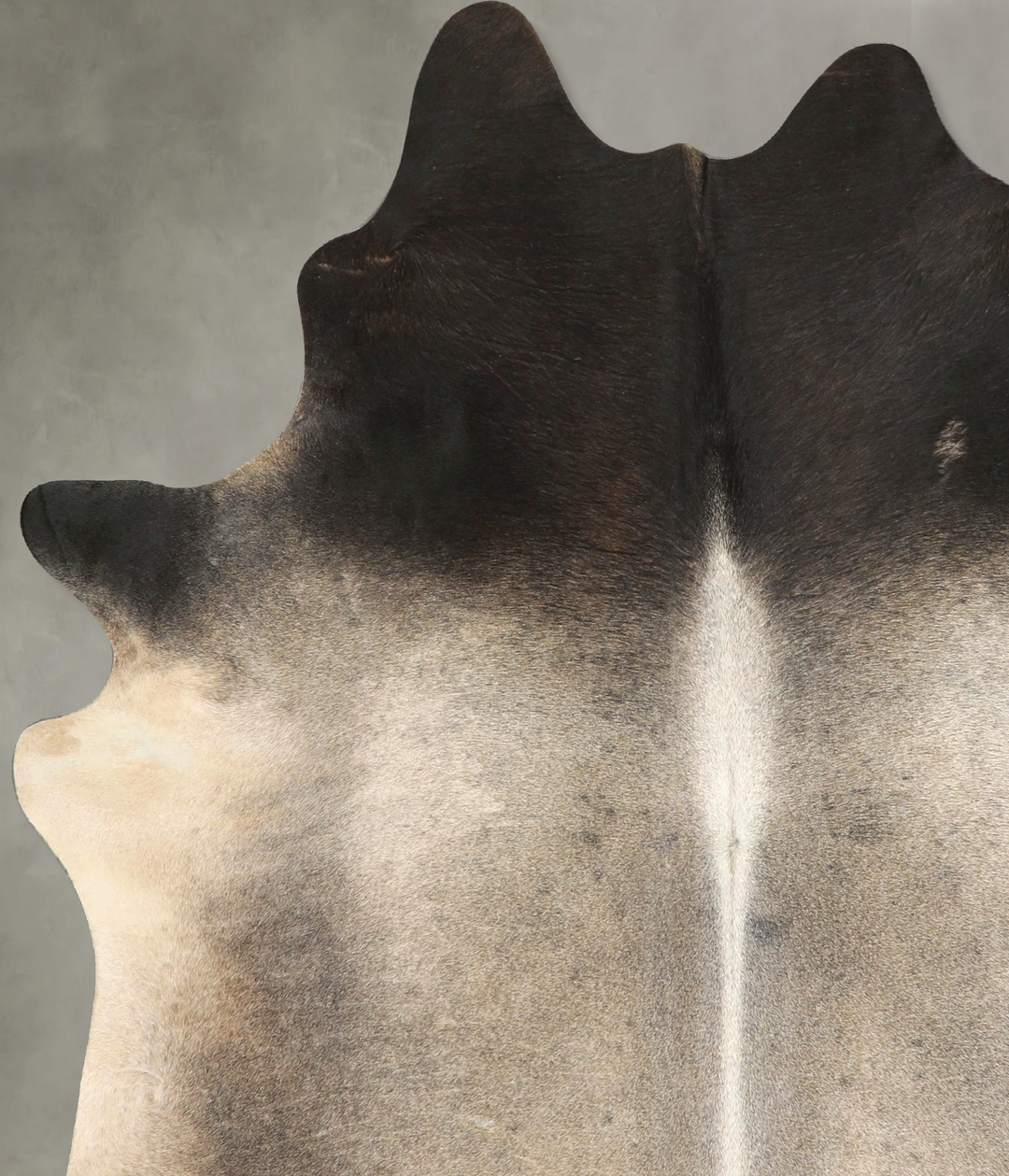 Dark Grey X-Large Brazilian Cowhide Rug 7'2"H x 6'5"W #A49724 by Hudso