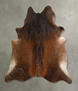 Chocolate XX-Large Brazilian Cowhide Rug 7'4"H x 6'11"W #A49733 by Hudson Hides