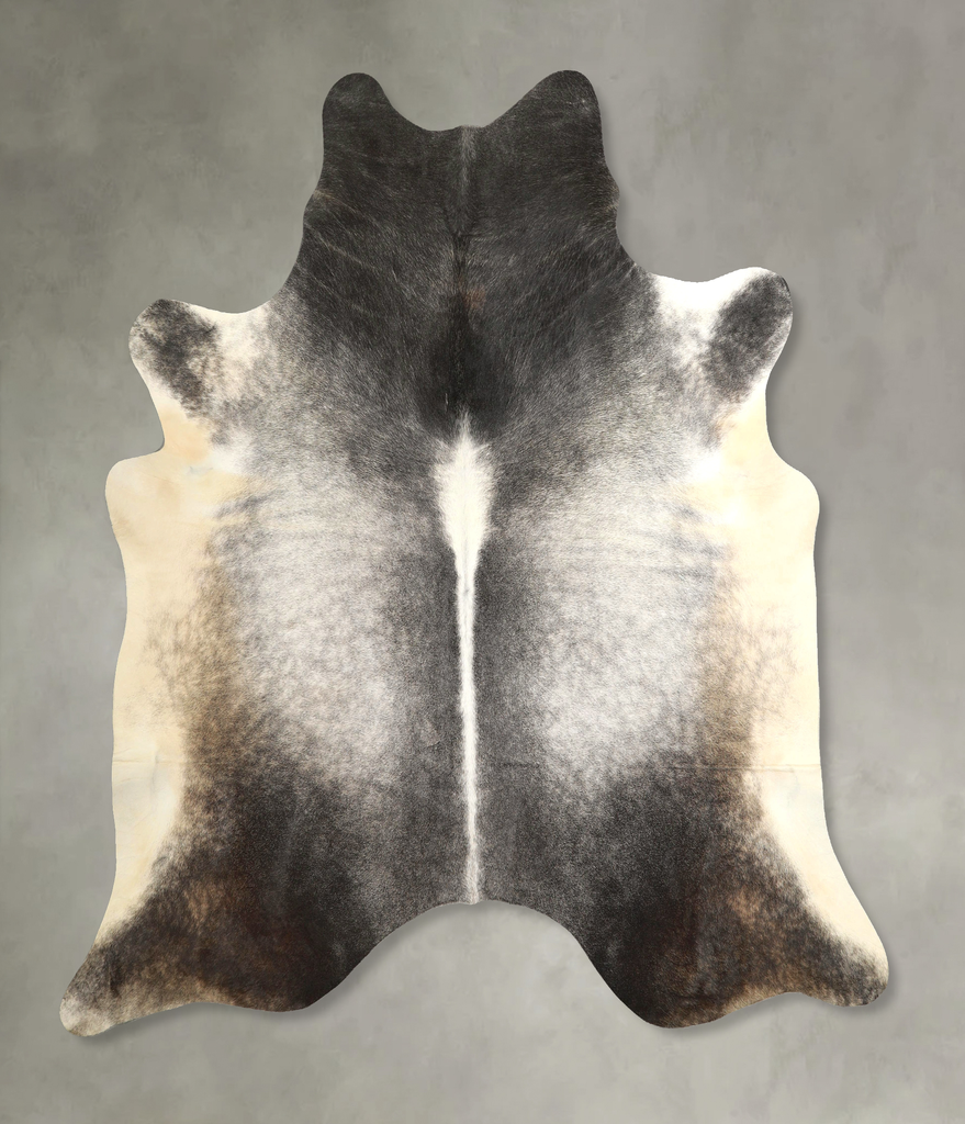 Dark Grey X-Large Brazilian Cowhide Rug 7'3"H x 6'11"W #A49736 by Hudson Hides